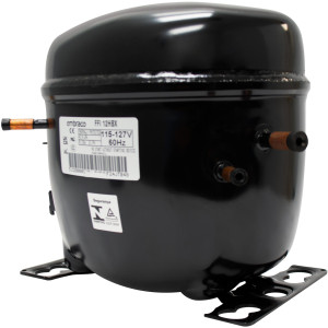 Embraco FFI12HBX 1/3+ HP Compresor, LMHBP, R134a, 115 V, 60 Hz