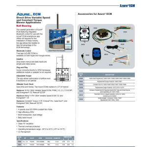 MARS 10856 Motor para Unidad Condensadora de Aire Acondicionado Multi Capacidad 1/4-1/2 HP 1075rpm 208-230V/60Hz/1Ph 6 polos 1 eje TEAO Cerramiento 2 velocidad, Reversible 5/7.5mfd/370VAC Capacitor
