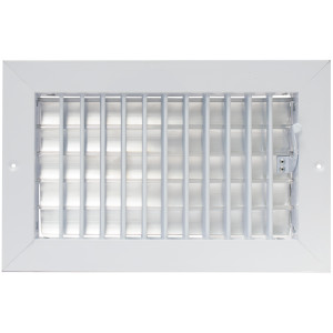 Laminaire VML1006 10x6 Wall Grille, White with ML Damper