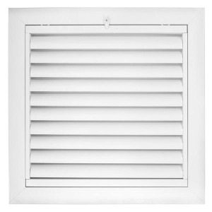 Laminaire L-RF-F3018 30x18 in Registration Grille, White Aluminum