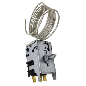 Danfoss 077B7101 Thermostat Bottle Coolers 077B1704L Cold Cut-in +41.0F Cold cut-out +34.7 Warm Cut-in +54.5F Warm Cut-out 49.1F Capillary tube length 47.2in 
B0
