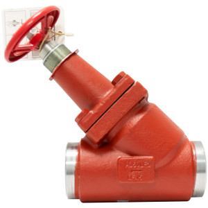 Danfoss 148B5830 Shut-off Valve SVA-S 65, 2-1/2 in, Butt Weld,Straight,with Hand wheel 
