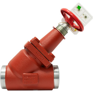 Danfoss 148B5830 Shut-off Valve SVA-S 65, 2-1/2 in, Butt Weld,Straight,with Hand wheel 