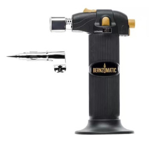 Bernzomatic Antorcha Micro Torch ST2200 ST2200T (Butano)
Gatillo encenido, Control y bloque de llama

