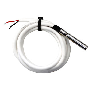 Full Gauge SB-59 NTC Temperature Sensor 8.2 ft (2.5 m), NTC Sensor with silicone cable and covered with stainless steel shell. Operating Temp -58 to 392 F (-50 to 200 C)