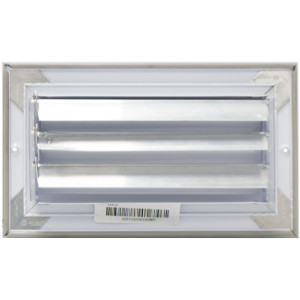 Laminaire L-CL1M0804 8x4 1-Way, White, Curved Blade, Ceiling Diffuser with ML Damper