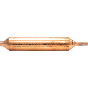 Appli Parts APFD-106S Filtro Secador de Cobre con conexion 5/16 x 1/4 pulg 30 gramos, para uso en sistema de refrigeracion y aire acondicionado