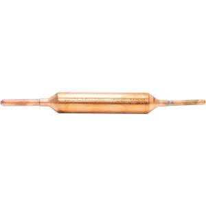 Appli Parts APFD-106S Filtro Secador de Cobre con conexion 5/16 x 1/4 pulg 30 gramos, para uso en sistema de refrigeracion y aire acondicionado Appli Parts APFD-106S Filtro Secador de Cobre con conexion 5/16 x 1/4 pulg 30 gramos, para uso en sistema de refrigeracion y aire acondicionado