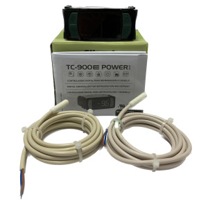 Full Gauge TC-900E Power Electronic Freeze Control 2 Sensors, 3 Outlets, 1 Digital Inlet, Internal Buzzer 110V/220V
