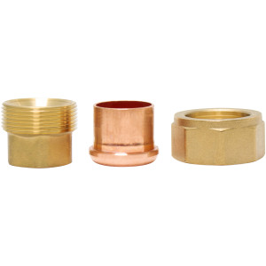 NDL N-8004 Union 7/8 pulg Accesorios de tuberia de cobre C x C Conexiones soldadas para aplicaciones de aire acondicionado, calefaccion y Ventilacion NDL N-8004 Union 7/8 pulg Accesorios de tuberia de cobre C x C Conexiones soldadas para aplicaciones de aire acondicionado, calefaccion y Ventilacion