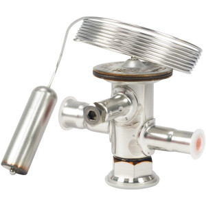 Danfoss 068U2204 1/8 - 2.5TR Expansion Valve Body, TUA, R134a, R513A, 1/4x1/2 in, Solder, ODF, Internally equalized, Single-flow, -40 to 50 F, Capacity determined by Orifice size Sold Separately