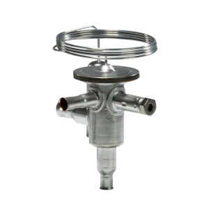 Danfoss 068U3748 Hot Gas Bypass Regulator TUH 1/2 TR, 3/8 in ODF Inlet, 1/2 in ODF Outlet, Stainless Steel, Single Flow, 30 to 50 F  Replaces 068U2953