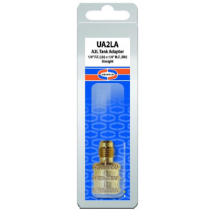 Uniweld UA2LA Adaptador A2L 1/4in F.F. (LH) x 1/4in M.F. (RH)
 Uniweld UA2LA Adaptador A2L 1/4in F.F. (LH) x 1/4in M.F. (RH)
