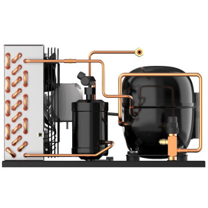 Danfoss UCHC0033RC0029B 1/3HP, R404 Condensing Unit for Refrigeration, Copper Coil Aluminum Fins LMHBP 115/1/60 (V/Ph/Hz) 1 Fan, Reciprocating Compressor NF7CLX, 114N2358