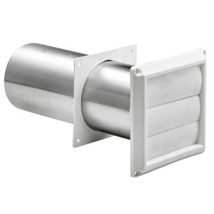 Rejilla De Ventilacion Blanca 3" Lambro Con Tubo 290W Rejilla De Ventilacion Blanca 3" Lambro Con Tubo 290W