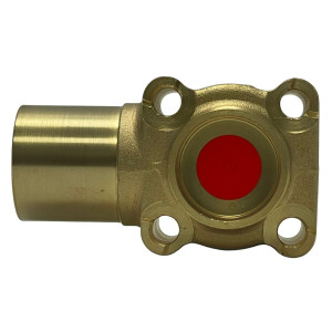 Danfoss 067B4023 Valve Body Solder Angleway 7/8 x 1-1/8 ODF x ODM for TE20/TQ12/TQ20 includes Screw Set 067B0504