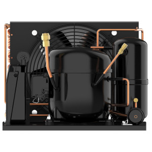 Danfoss HCYC0075RC0002B 3/4HP, R404,R448,R449 Condensing Unit for Refrigeration, Copper Coil Aluminum Fins HBP 115/1/60 (V/Ph/Hz) 1 Fan, Reciprocating Compressor MPT14RD, 114N2109 replaces 114N2102, HCYC0075RC0001B