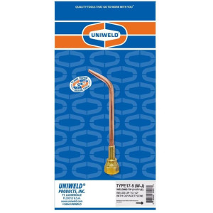 Uniweld Weld Braze Heating Soldering Tip for 1/4 in to 1/2 in TYPE17-5