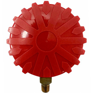 Uniweld G729NSD-5 Esfera de Manometro Roja, Alta, R-600a,R-290,R-1270, 3-1/8 in Uniweld G729NSD-5 Esfera de Manometro Roja, Alta, R-600a,R-290,R-1270, 3-1/8 in