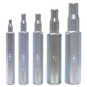 Swaging Punch Kit Uniweld 1/4 5/16 3/8 5/8 70005