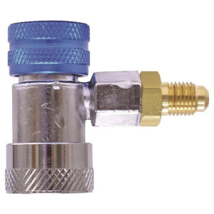 Uniweld 90479 Quick Coupler Manual R-134 Blue/Low with 1/4 in Adaptor for Autmotive AC