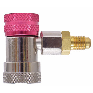 Uniweld 90478 Quick Coupler Manual R-134 Red High With 1/4 in Adaptor for Automotive AC