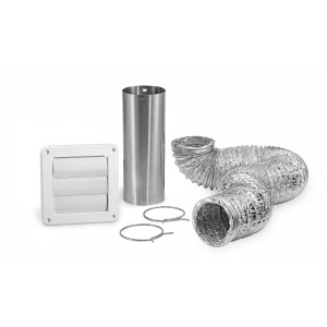 Lambro 1379W Kit Ducto secadora ventilacion 4 pulg x 8 pies Lambro 1379W Kit Ducto secadora ventilacion 4 pulg x 8 pies