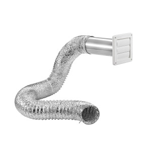 Lambro 1379W Kit Ducto secadora ventilacion 4 pulg x 8 pies Lambro 1379W Kit Ducto secadora ventilacion 4 pulg x 8 pies
