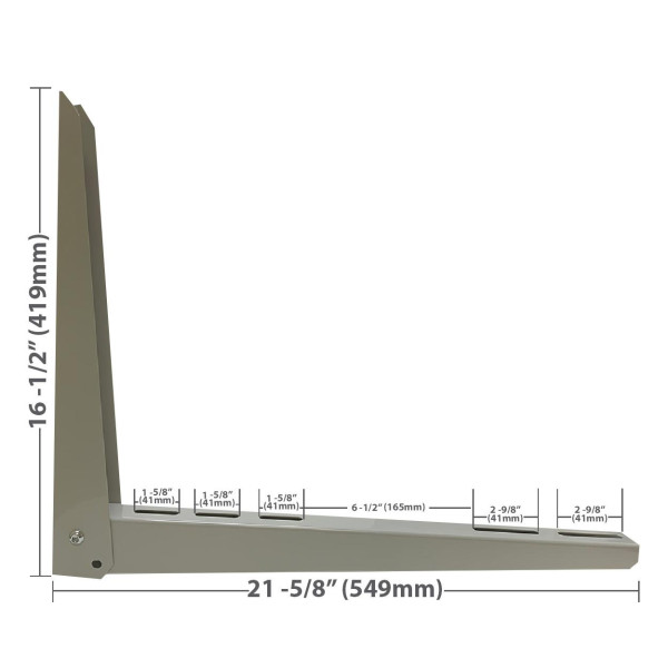 Appli Parts APAB-2160 Mini Split Wall Mounting Bracket - Heavy Duty Outdoor Support Up to 330 lbs, Universal Fit for 5000 to 36000 BTU Units, Includes Anti Vibration Pads and Full Installation Kit Appli Parts APAB-2160 Mini Split Wall Mounting Bracket - Heavy Duty Outdoor Support Up to 330 lbs, Universal Fit for 5000 to 36000 BTU Units, Includes Anti Vibration Pads and Full Installation Kit
