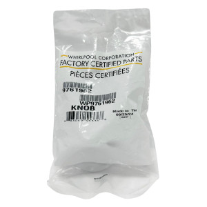 GE WP9761962 Surface Burner Knob WHITE