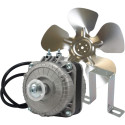 Appli Parts APFM-51E Motor Ventilador 5W Condensador y Evaporador 115V 60Hz 0.4A, Incluye Aspa de Aluminio de 20cm y Base de Montaje, Repuesto Universal para Equipos de Refrigeracion Comercial