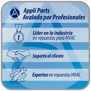 Appli Parts APLC-SET110 Cobertor para Lineas de Aire Acondicionado Juego de 100mm ancho, incluye 2 Rectas, 1 Acople,1 Tapa Pared, 1 Tapa  