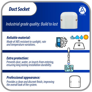 Appli Parts APLC-K110 Duct Socket Cap 4in wide
