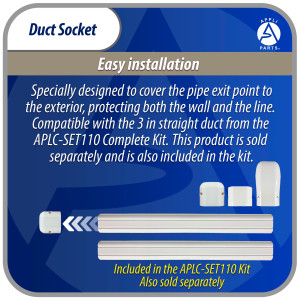 Appli Parts APLC-K110 Duct Socket Cap 4in wide