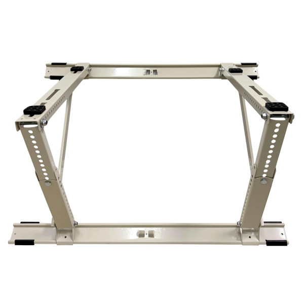 Appli Parts APAB-4335 Soporte de Montaje para Techo/Azotea Minisplit 9000 a 24000 BTU Soporta 150 kg (335 lb) Ajustable de 10 a 45 Grados Incluye Almohadillas Antivibracion y Kit de Instalacion