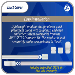 Appli Parts APLC-G75 Duct Cover 3in wide x 39