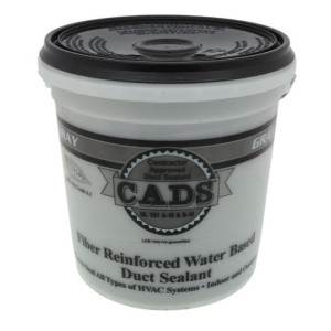 CADS CADS-1 Gray Fiber Reinforced Water-Based Duct Sealant 1 Gallon