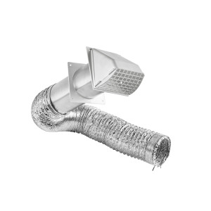 Kit Ducto Transicion Lambro 4inX5ft 1373w, 2 Abrazaderas, Caja Individual Kit Ducto Transicion Lambro 4inX5ft 1373w, 2 Abrazaderas, Caja Individual
