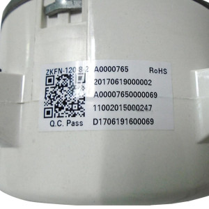 Motor Ventilador Aire Acondicionado Mini Split Unidad Externa DC Motor ZKFN-120-8-2 RoHS, ZKFP-120-8-3, WZDK120-38G-W, 202400310139, 11002015000247 Sirve ecox