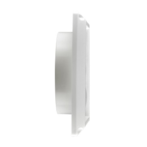 Lambro 1423W Plastic Louvered Vent, 4 inch, White 