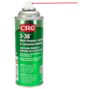 CRC 3-36  Multi-Purpose Lubricant and Corrosion Inhibitor 11 Oz Spray Can with plastic straw CRC-2 1003255 03005