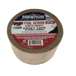 Foil Scrim Kraft Tape 3 in x 50 yd Nashua Fsk Foil Scrim Kraft Tape 3 in x 50 yd Nashua Fsk