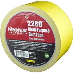 Nashua Tape/Cinta Multiproposito  para Ducteria 48 mm x 55 m 2280 Amarillo 9 Mil Certificado UL Nashua Tape/Cinta Multiproposito  para Ducteria 48 mm x 55 m 2280 Amarillo 9 Mil Certificado UL