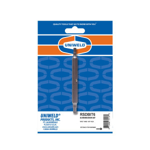 Screwdriver Bit 5/32 Allen / 1/8 Allen Uniweld Rsdbit6