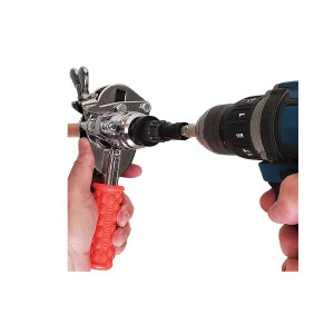 Electric Manual Deluxe Flaring Tool 1/8 3/16 1/4 5/16 3/8 1/2 5/8 3/4 O.D. Uniweld UDFT Include UDFTW 12 point 3/4 Ratchet Wrench Replace 70004