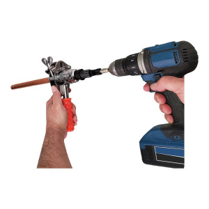 Electrico Manual Expansor  1/8 3/16 1/4 5/16 3/8 1/2 5/8 3/4 O.D. Uniweld UDFT Incluye UDFTW Llave ratchet 3/4 de 12 puntos Remplaza 70004 
