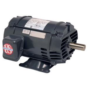 US Motors 10 hp 1765 rpm, 208-230 V/460 V, 3ph/50-60 hz ODP D10p2d, Sirve Carrier HD64FK651