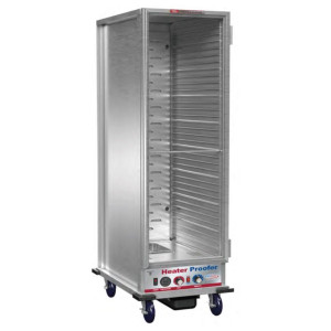 Winholt Heated Holding Proofing Cabinet Mobile Non‐Insulated Heater Proofer Cabinet, full height, 20‐3/4 in W x 34‐1/8 in D x 67‐1/8 in H, aluminum construction, forced air