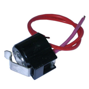 Appli Parts APBT-L45CA Bimetal Thermostat Replace Mabe 2 Cable Open 45 F and Close 25 F, With Clip, red and red colored wires