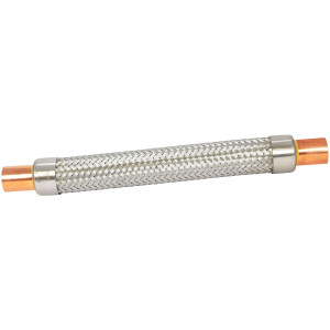 Appli Parts APVE-34 Antivibrador 3/4 pulg Soldable Eliminador de Vibracion 25cm Largo 450psi presion maxima de trabajo y 3.265psi presion de rotura Appli Parts APVE-34 Antivibrador 3/4 pulg Soldable Eliminador de Vibracion 25cm Largo 450psi presion maxima de trabajo y 3.265psi presion de rotura